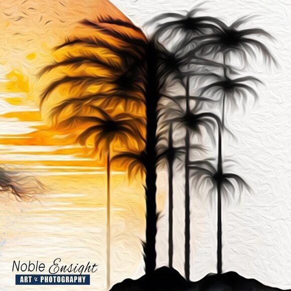 8x8 Horse‎ Galloping On The Beach Rising Sun Watercolor Oil Painting Print - Picture 5 of 6